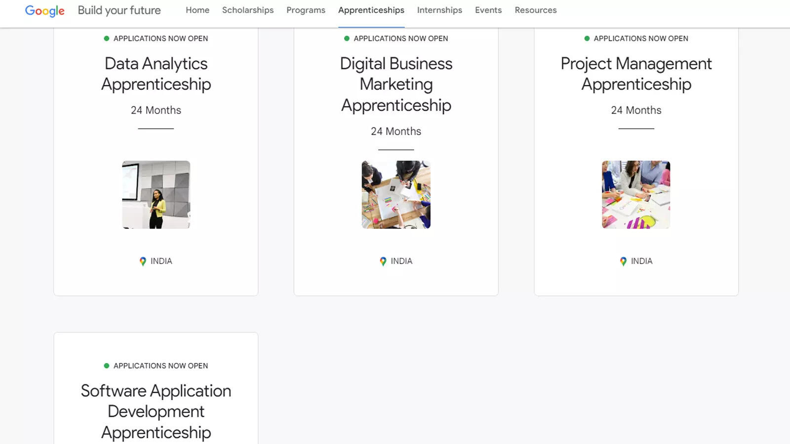 Google Apprenticeships 2024: Apply Now for 24-Month Programmes in Data Analytics, Marketing, and More at Google India