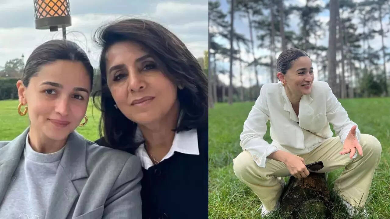Alia's moments with Neetu Kapoor from their Paris trip