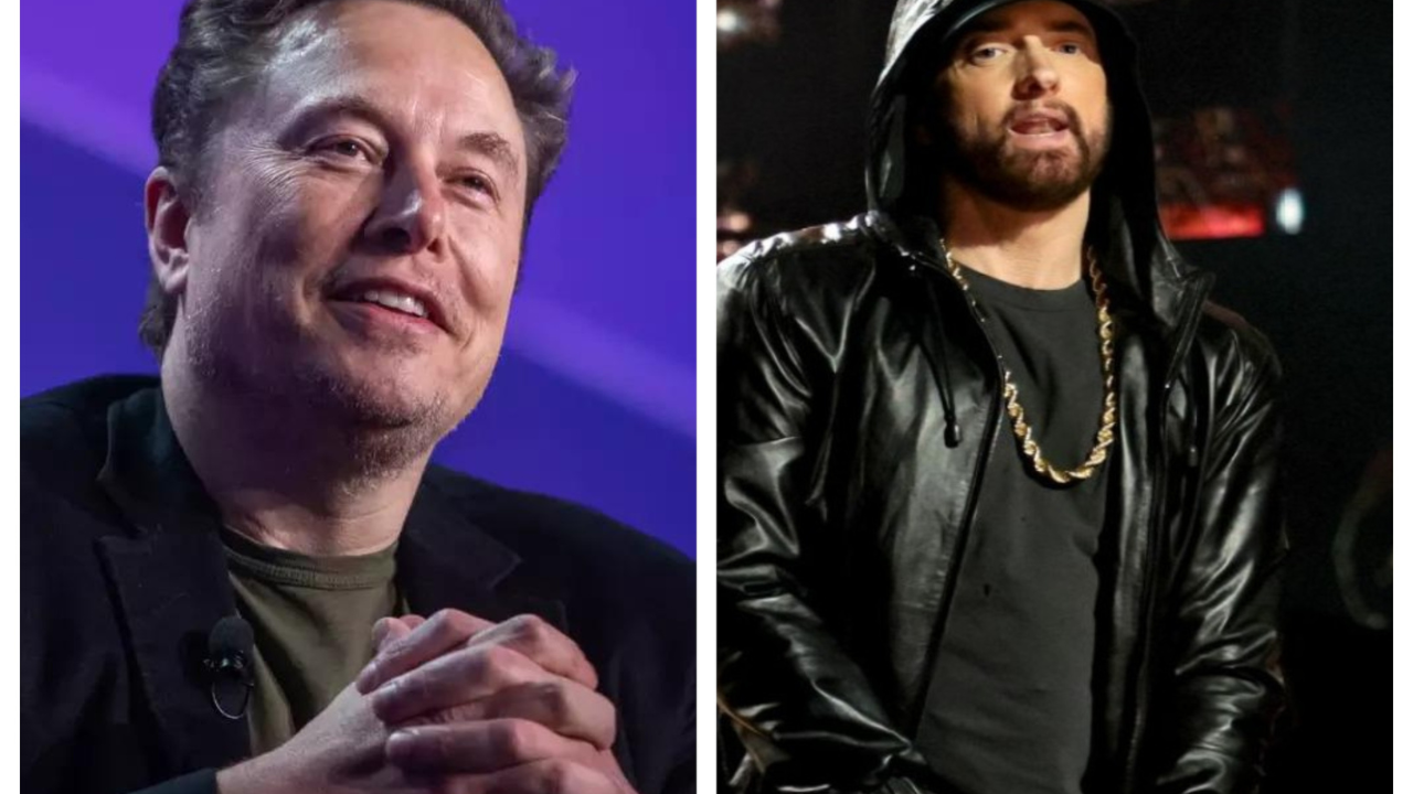 Elon Musk calls Eminem 'yet another Diddy..' after his support for Kamala Harris