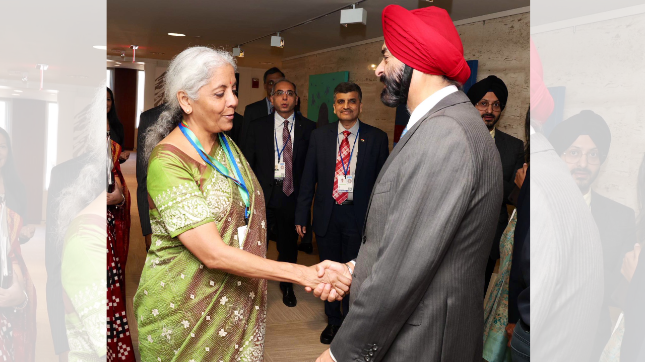 FM Sitharaman, World Bank chief Ajay Banga discuss private capital participation in Global Public Goods