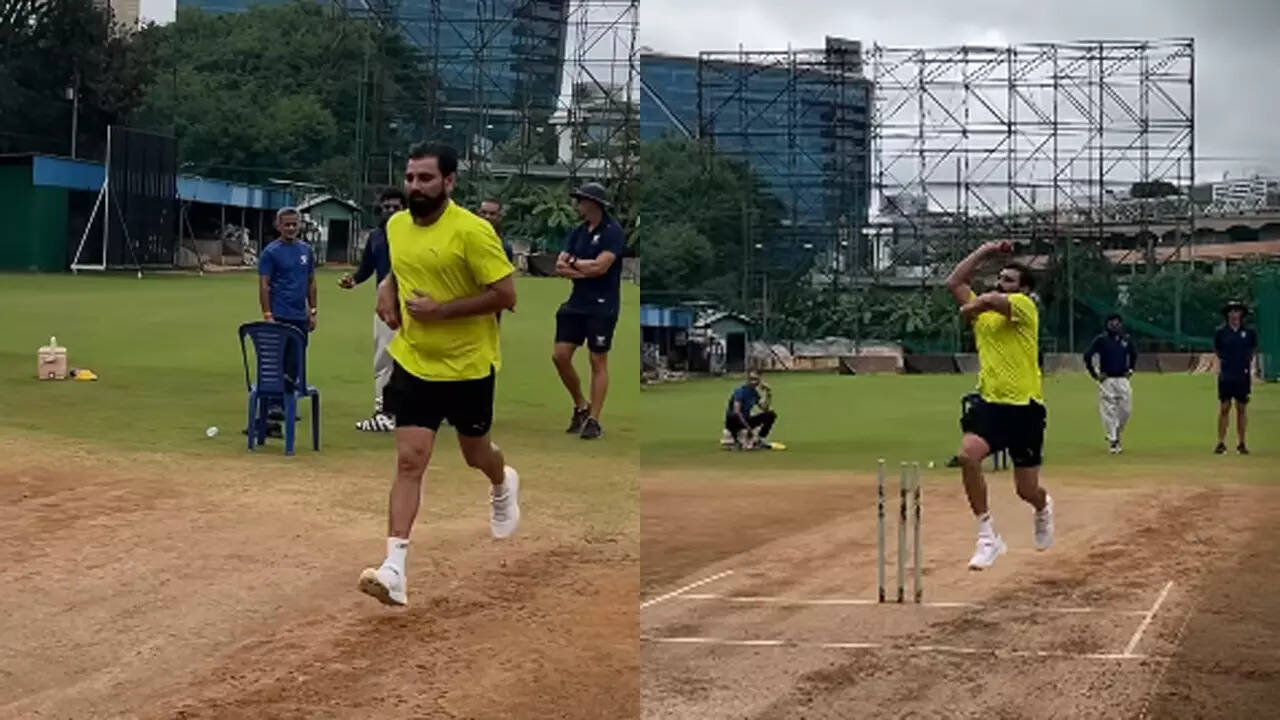 'Success is the sum of ...': Shami goes full throttle at nets - Watch