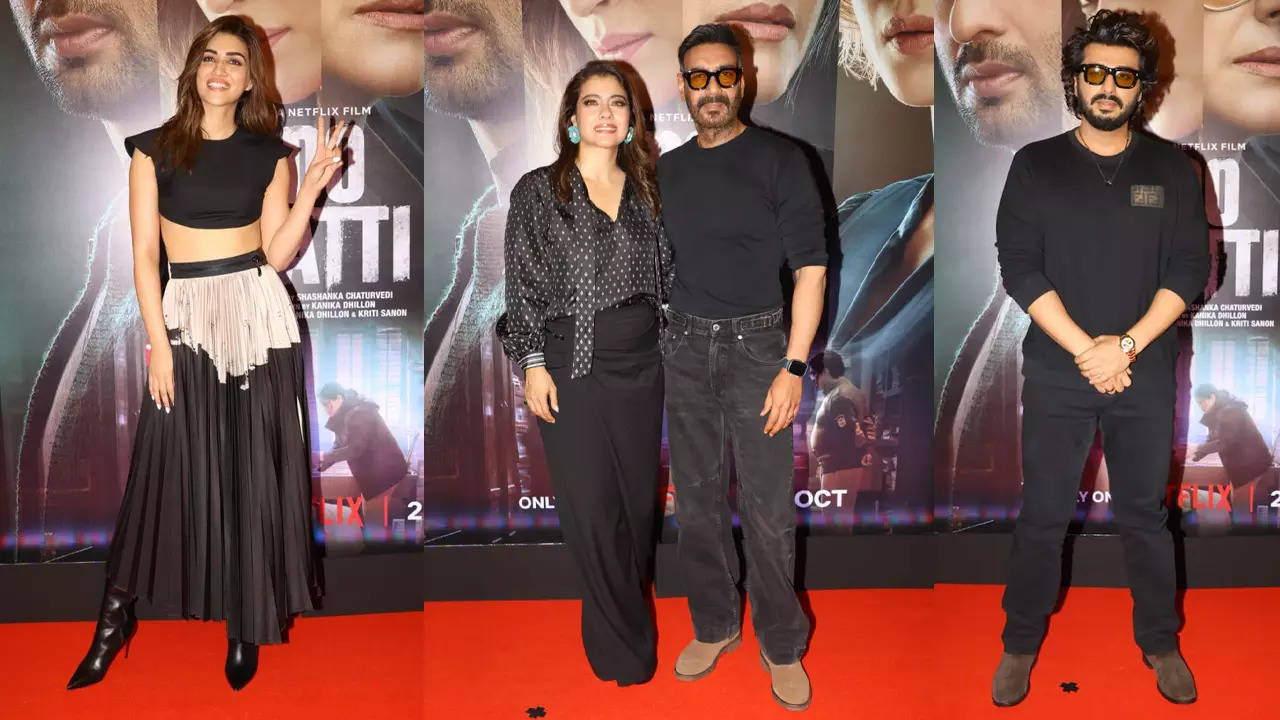 Kajol-Ajay, Kriti: Celebs stun at Do Patti screening