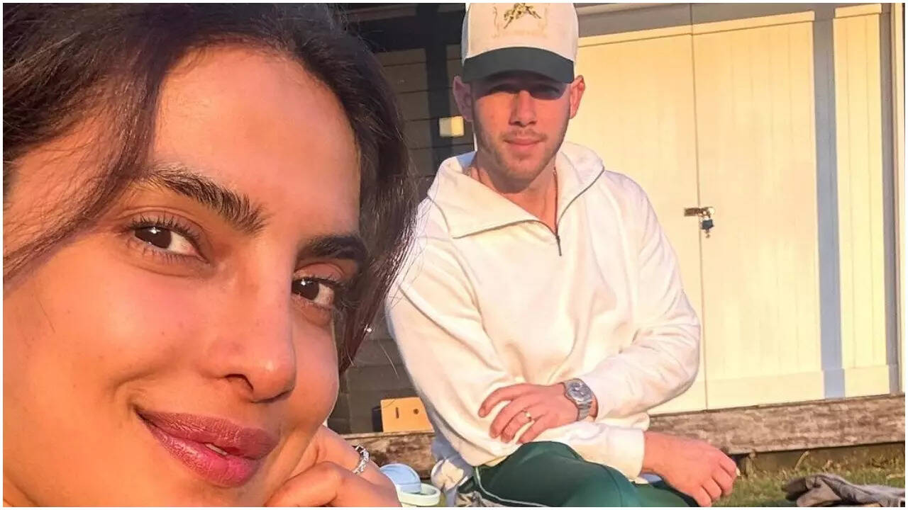 Priyanka- Nick share cozy fireside moments