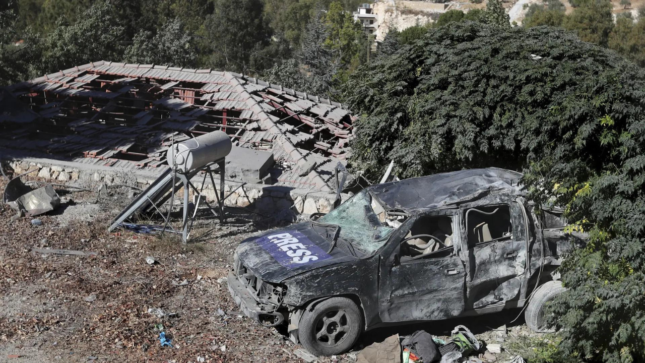 Israeli air strike kills journalists covering war in Lebanon as they slept