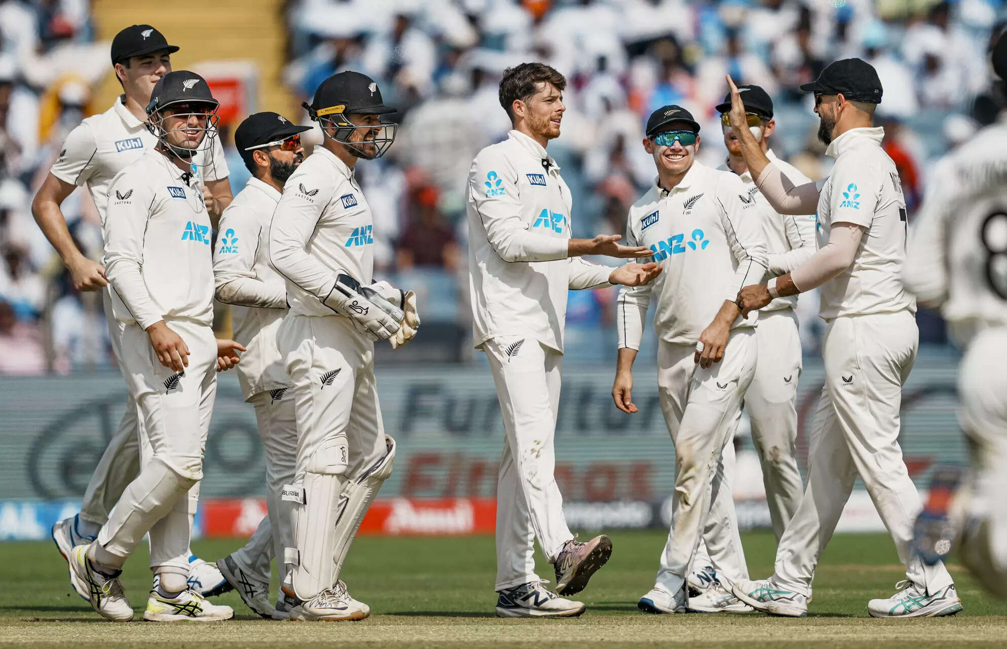 2nd Test: New Zealand snap India's 12-year unbeaten home streak