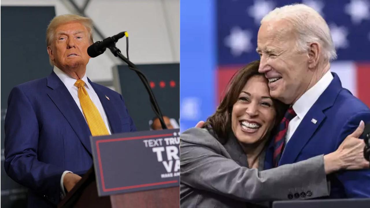 Trump says Kamala Harris is 'same' as Biden, shares video of similar remarks