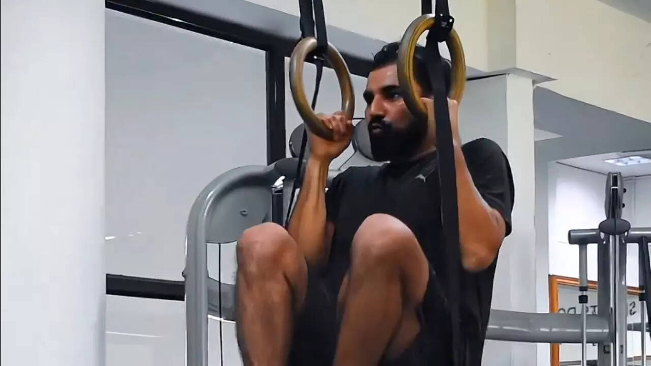 Shami posts gym video after missing India squad for Australia