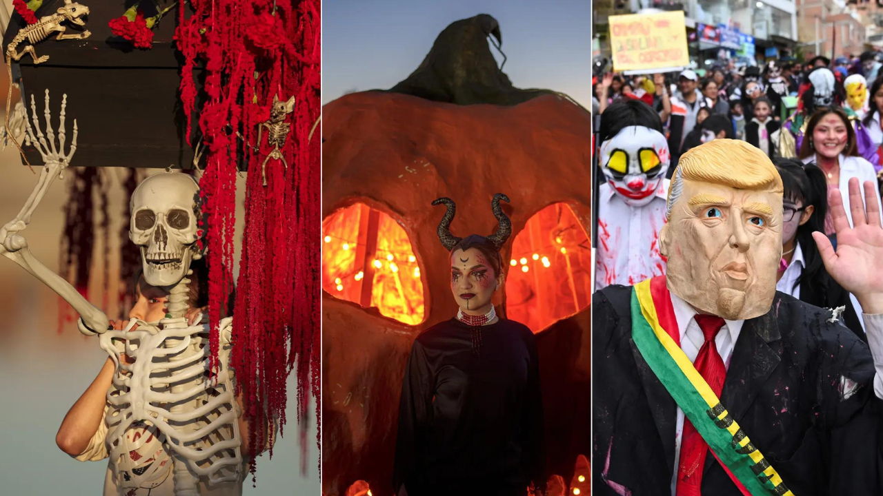 Creative costumes, scary decorations, and more: World gears up for Halloween