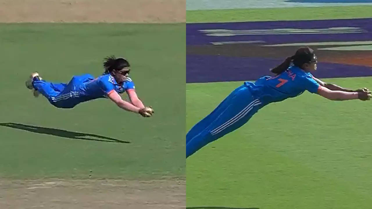 Radha steals the show with jaw-dropping catches. Watch