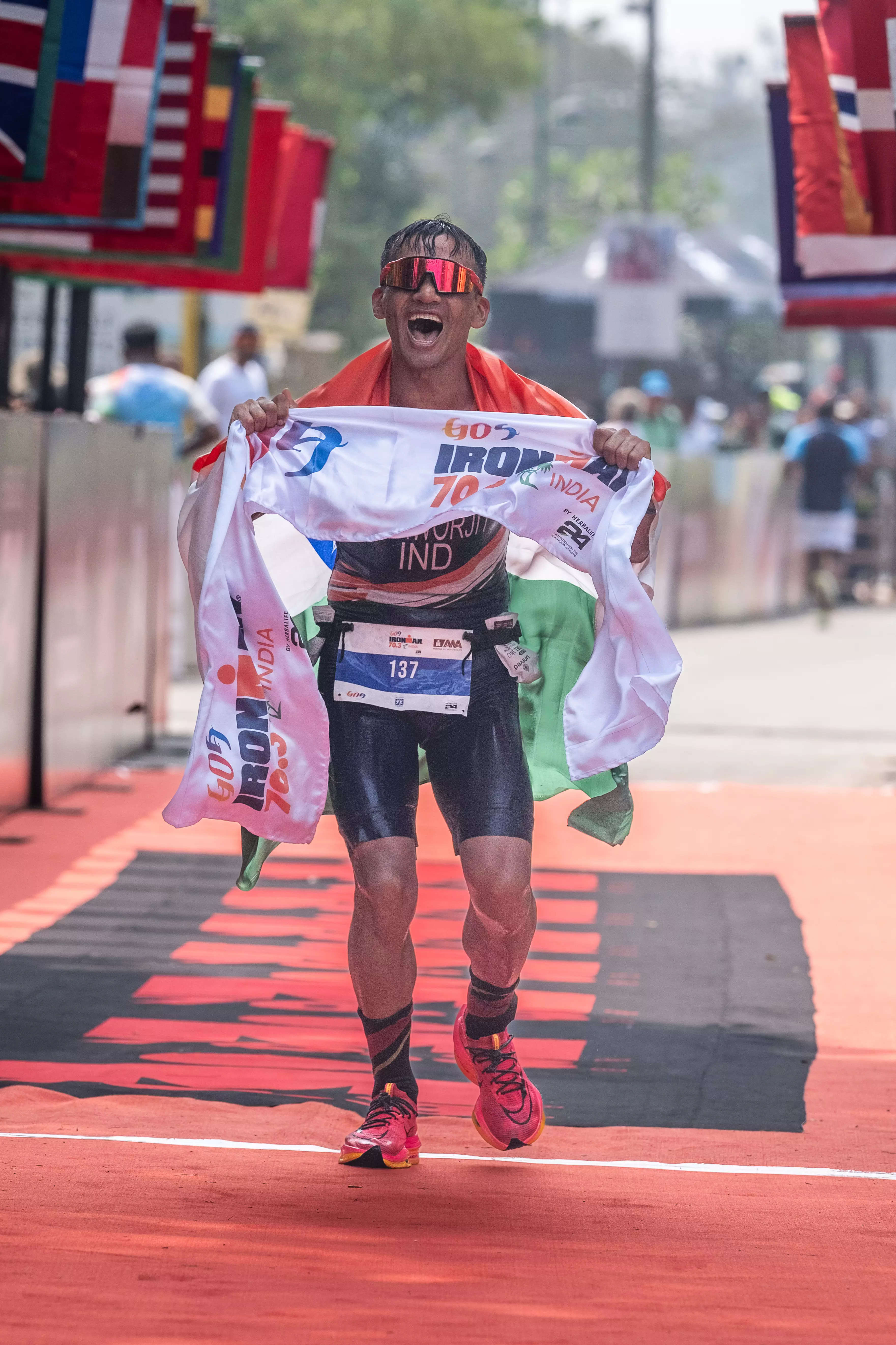 Ironman 70.3 Goa: Bishworjit shows the way, again