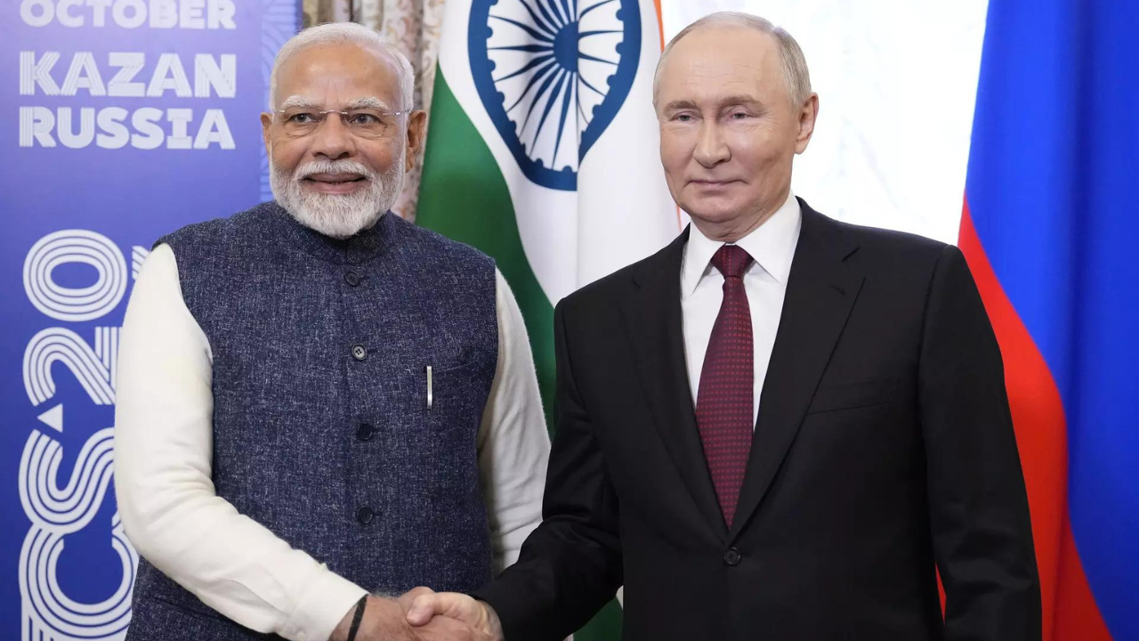 Brics Summit: PM Modi gifts exquisite painting from Jharkhand to Putin