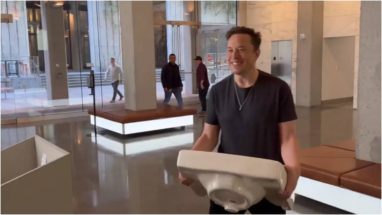 'Let that sink in!': Musk shares throwback video of him walking into Twitter HQ