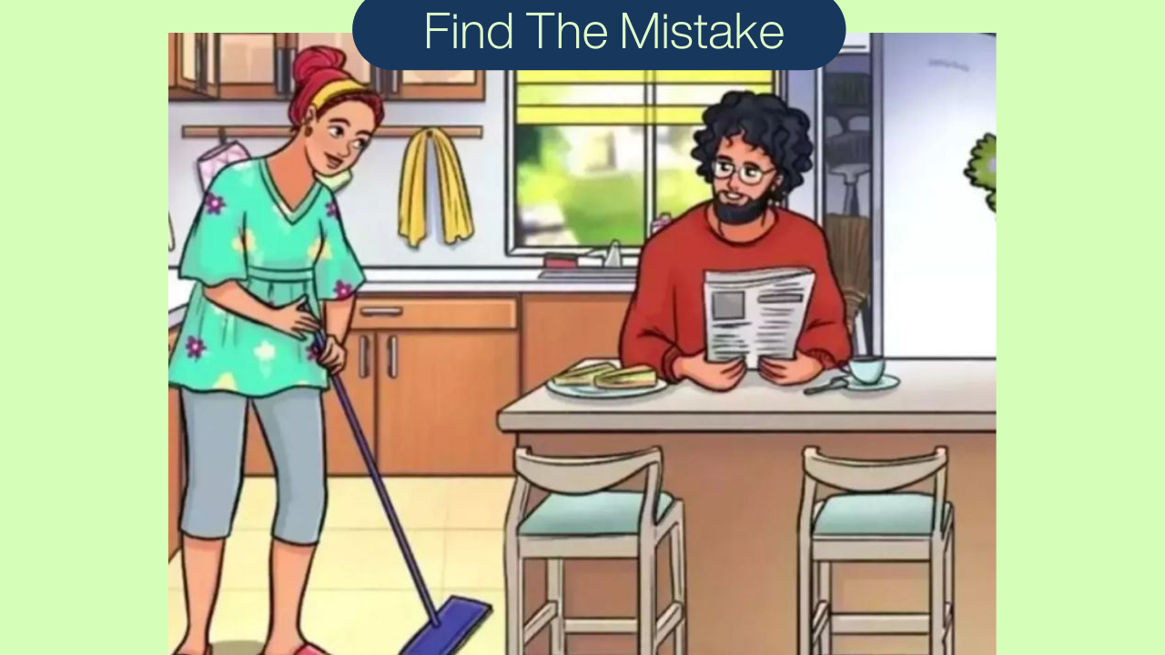 Optical Illusion: Think you’re smart? Spot the mistake in this kitchen