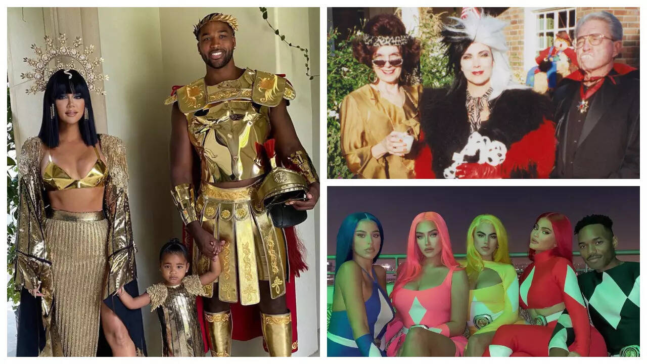 Halloween costumes of Kardashian-Jenner family
