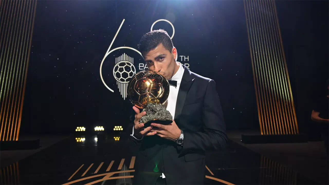 Spain's Rodri wins Ballon d'Or for best player in the world