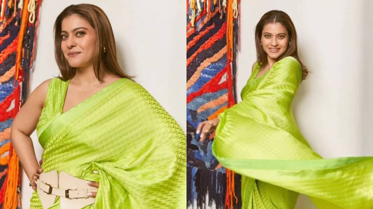 Kajol wishes 'Happy Dhanteras' in a stylish saree