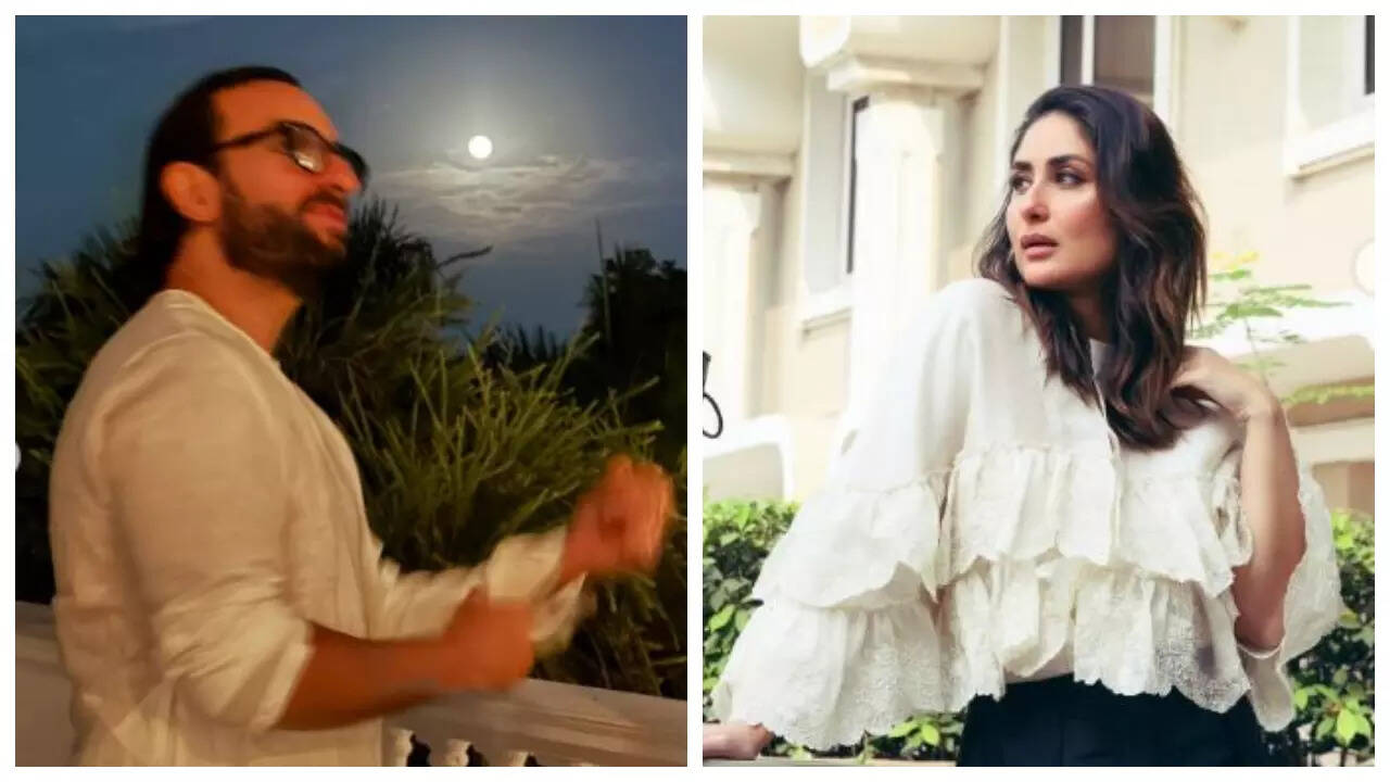 Bebo shares unseen pics with Saif, Taimur, Jeh