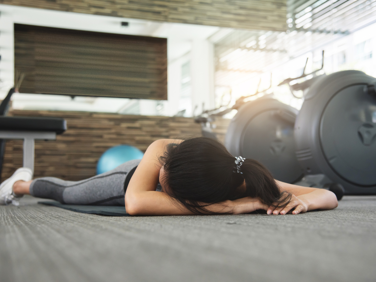 What makes you faint after a workout?