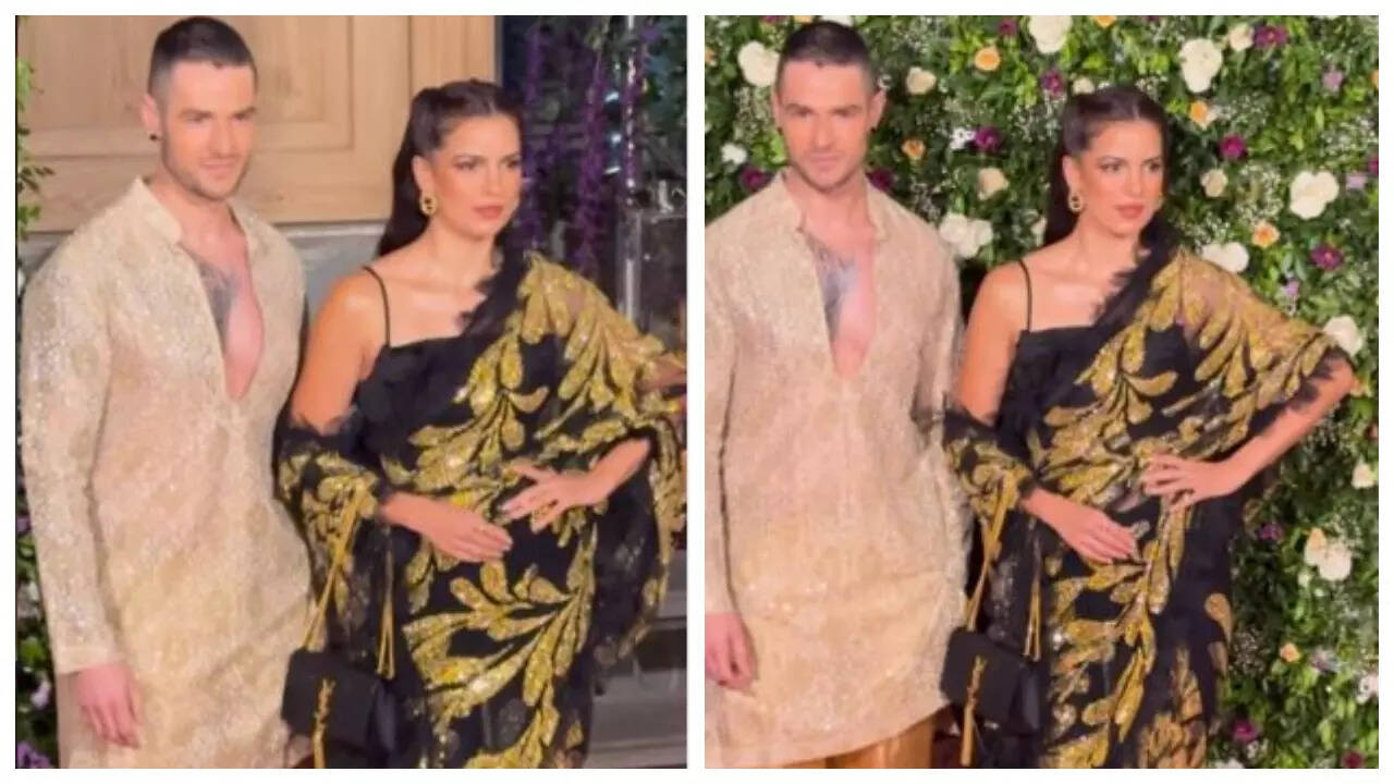 Natasa attends Diwali bash with Aleksandar Alex: Video