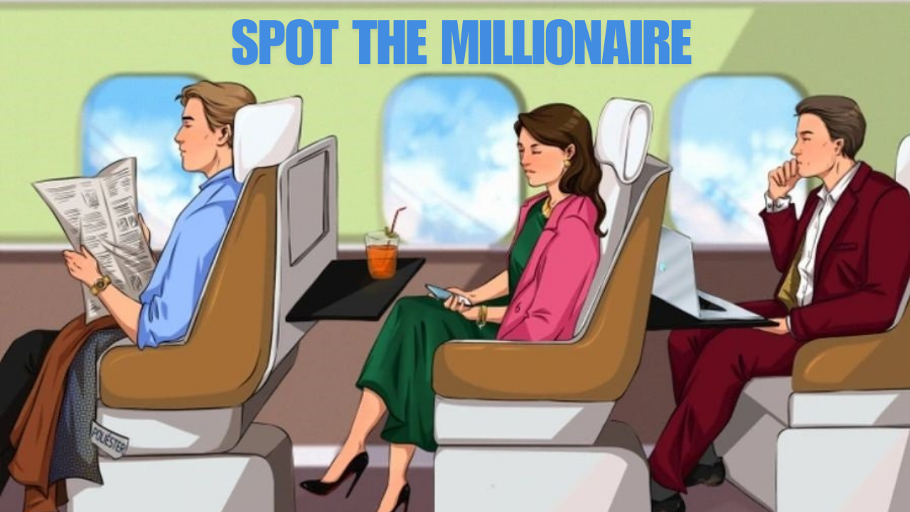 Optical Illusion: Only the one with dollar eyes can spot the fake millionaire