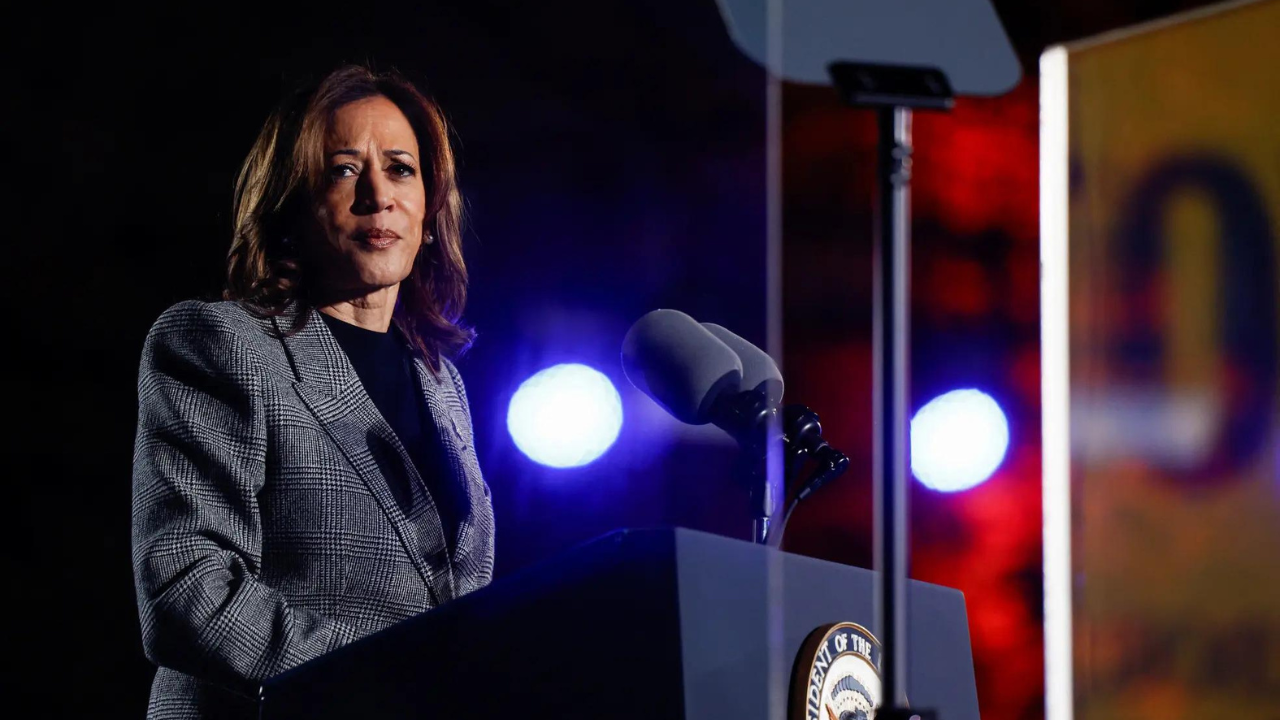 Kamala Harris says she doesn't agree with Biden's 'garbage' comment but...