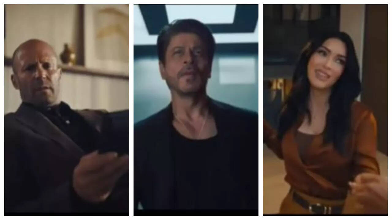 SRK stars in ad with Jason Statham, Megan Fox