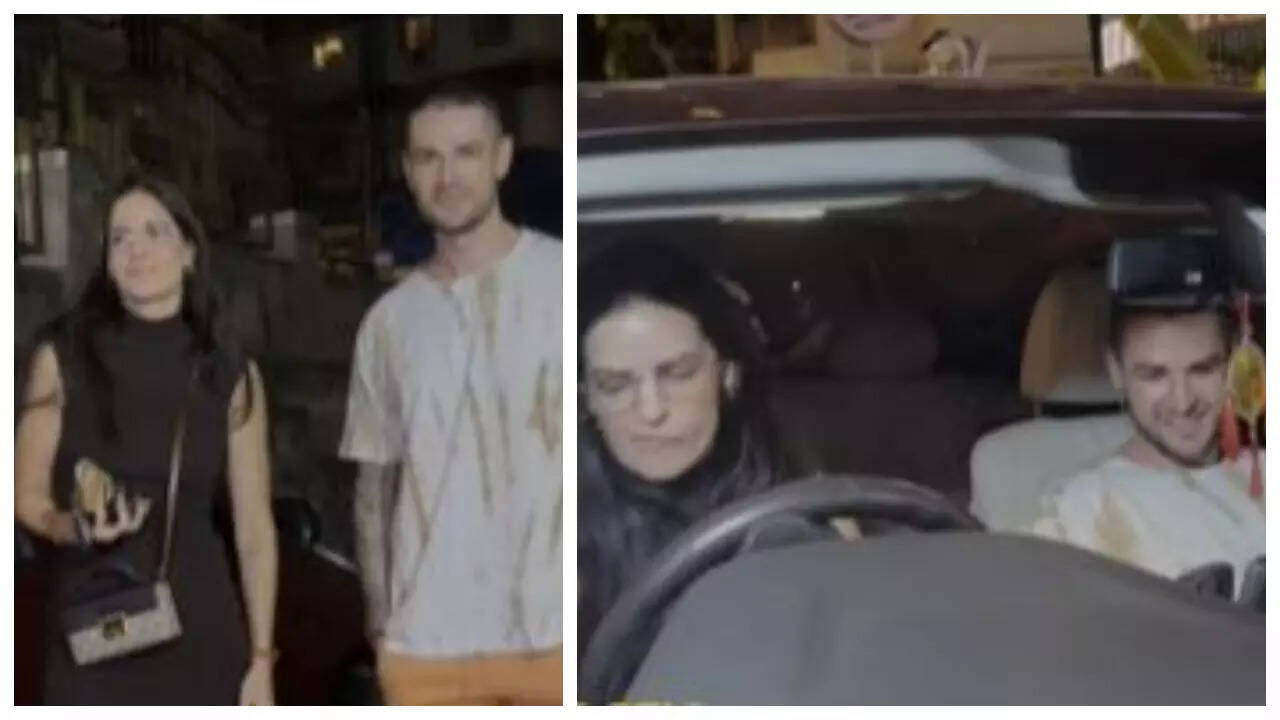 Natasa steps out for a ride with Aleksandar