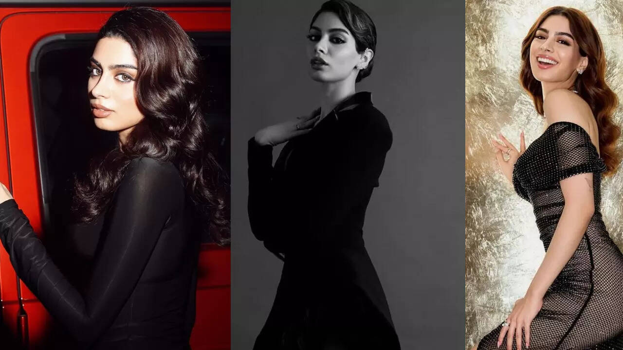 5 Times Khushi made us go gaga over black outfits