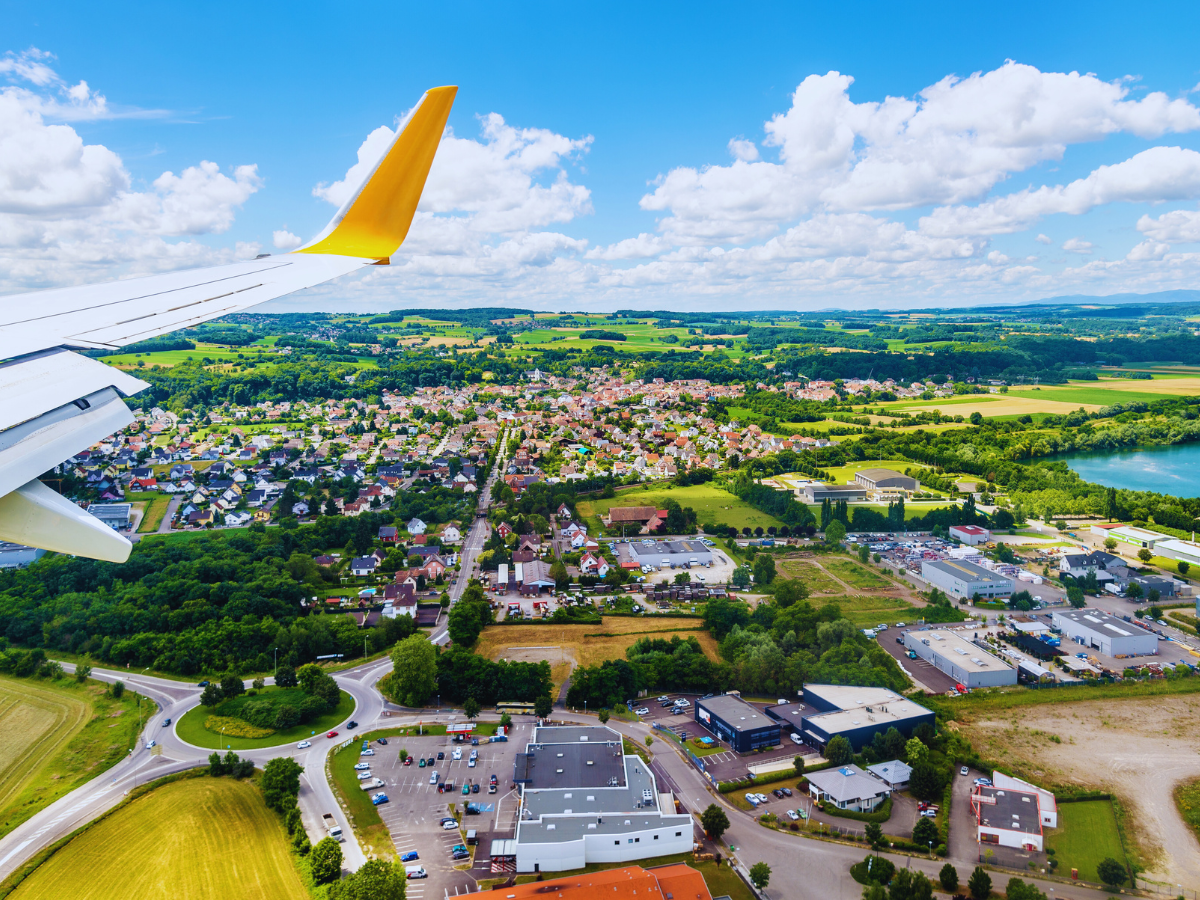 This is the world’s only airport where you can land in 3 countries at once!