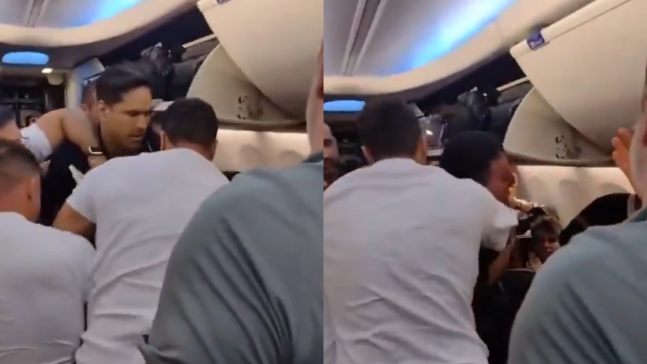 ‘He was too strong’: Passenger attempts to open plane’s emergency door mid-air, see video