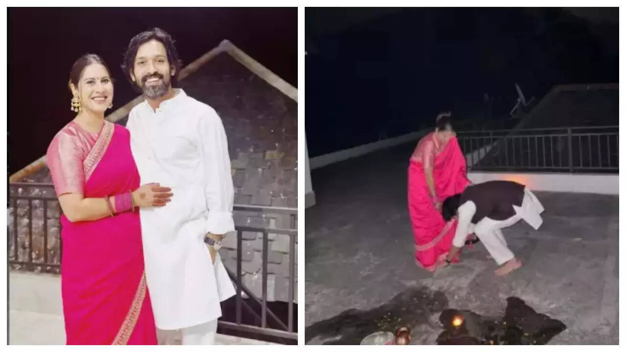 Vikrant reveals he was trolled for touching wife's feet