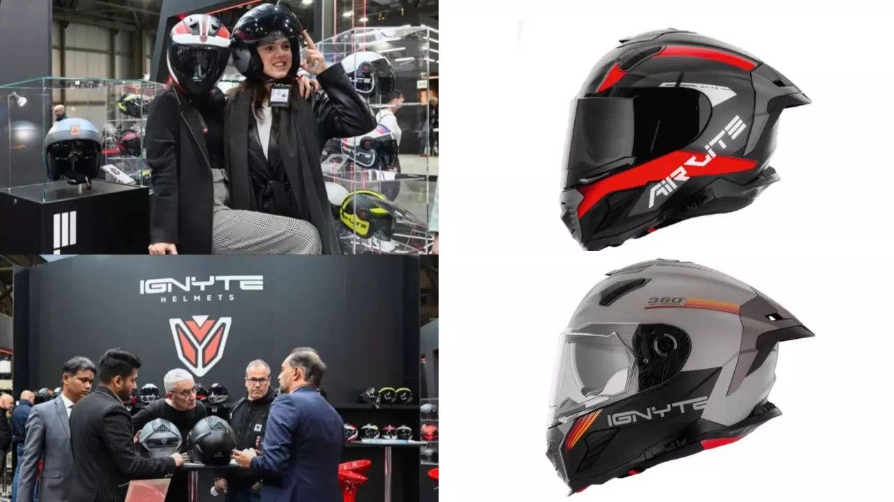 Make in India, Make for World: Steelbird IGNYTE’s Europe-certified helmets debut at EICMA – Times of India