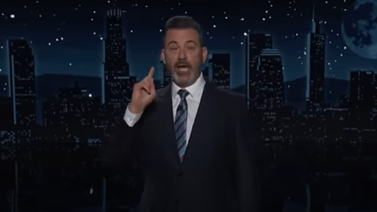 Watch: Jimmy Kimmel tears up speaking about 'terrible' election night