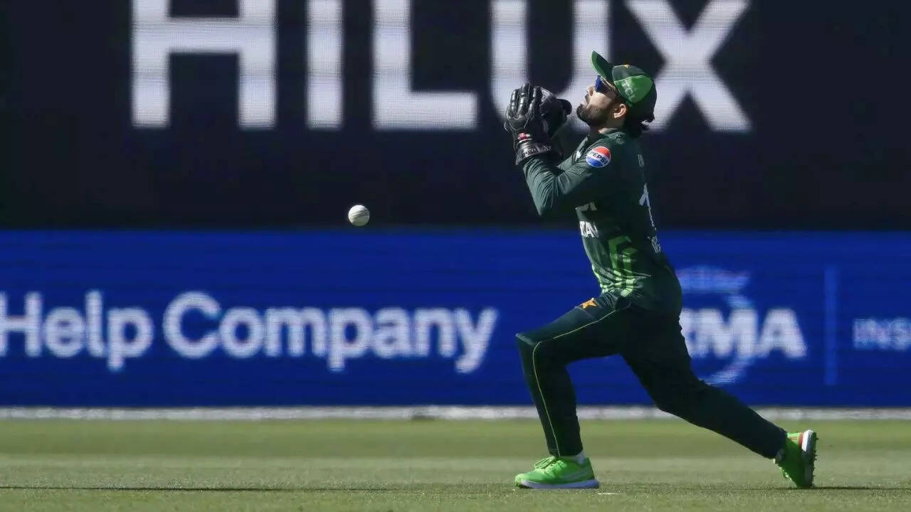 Rizwan equals world record with most catches in ODI innings