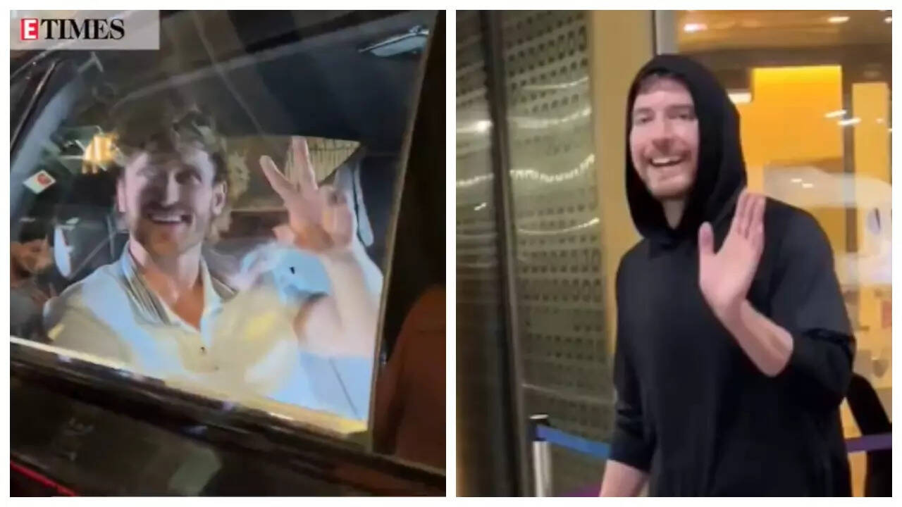 Logan Paul and MrBeast arrive in Mumbai- WATCH