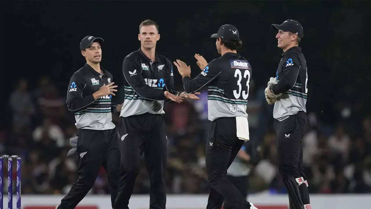 Watch: Fiery Ferguson bags hat-trick as NZ defend their lowest target