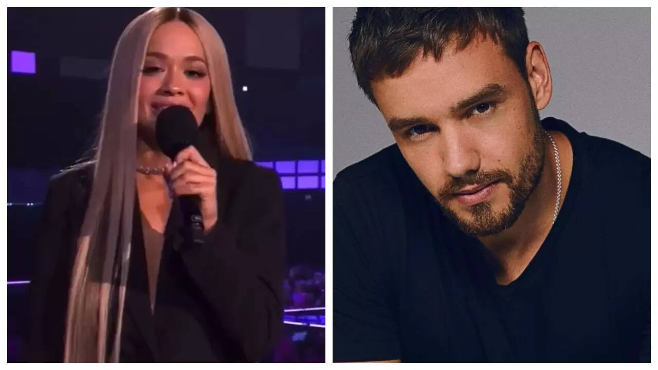 Rita Ora gets teary-eyed as she pays tribute to Liam
