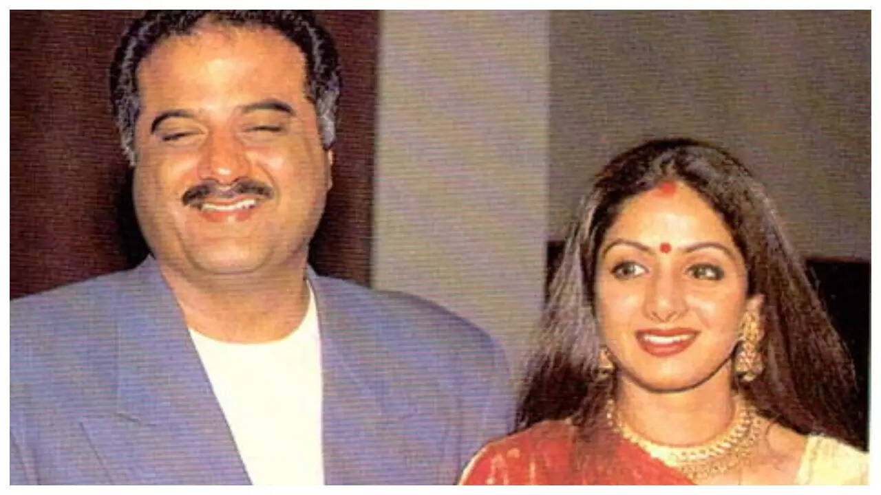 When Boney went all out to win Sridevi's heart