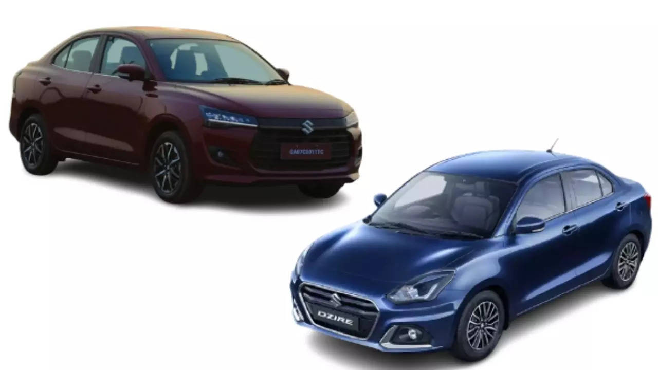 New Maruti Suzuki Dzire vs old Dzire: Key differences, safety, mileage, and more – Times of India