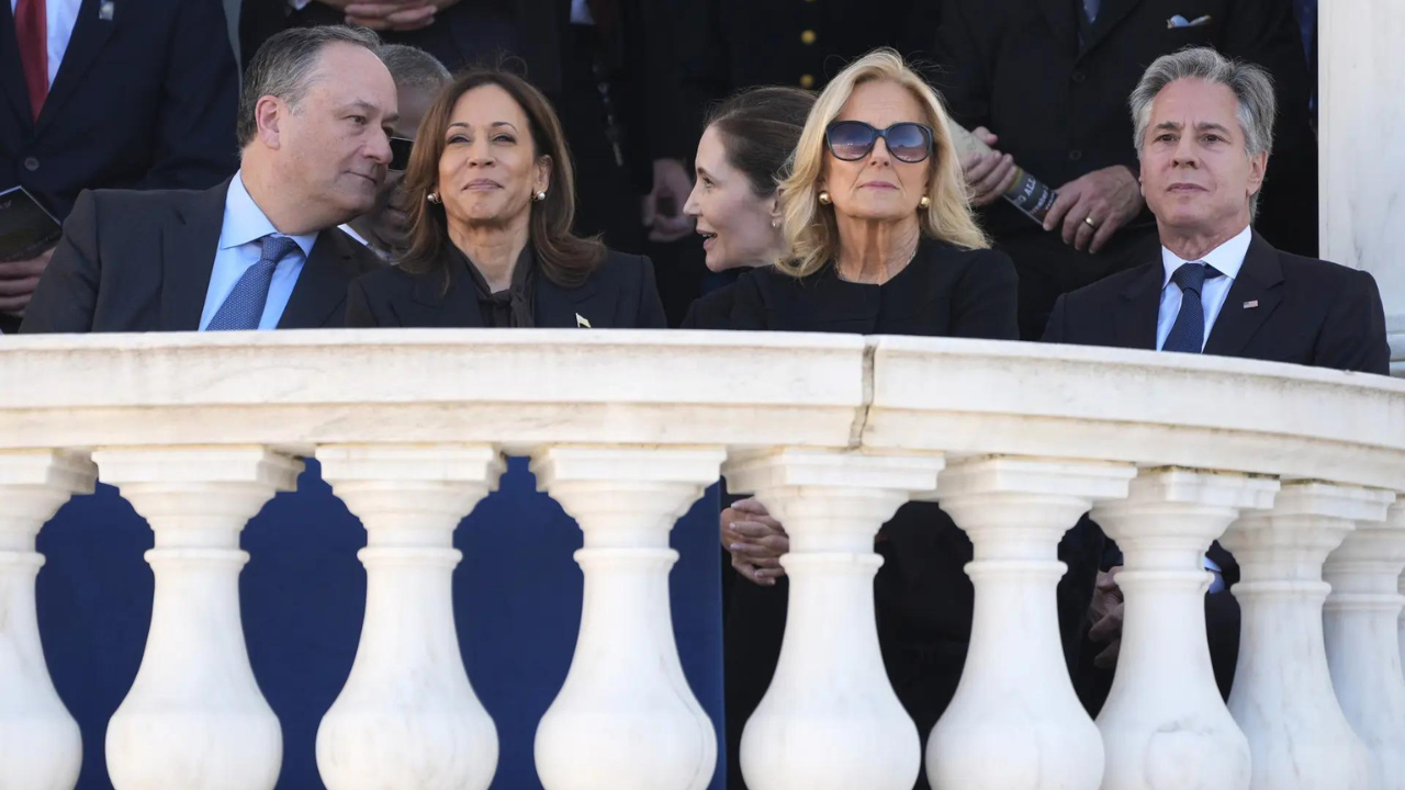 Did Kamala Harris and Jill Biden ignore each other in viral video? Watch