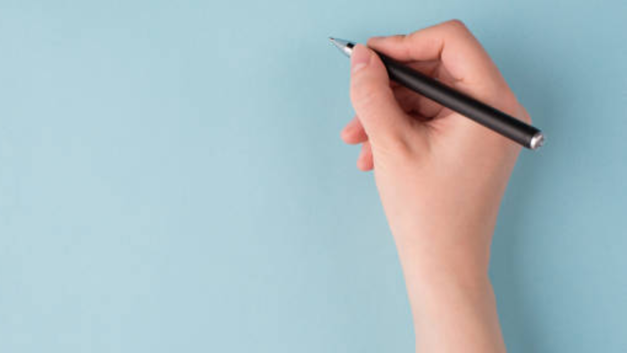 The way you hold your pen says a lot about your personality