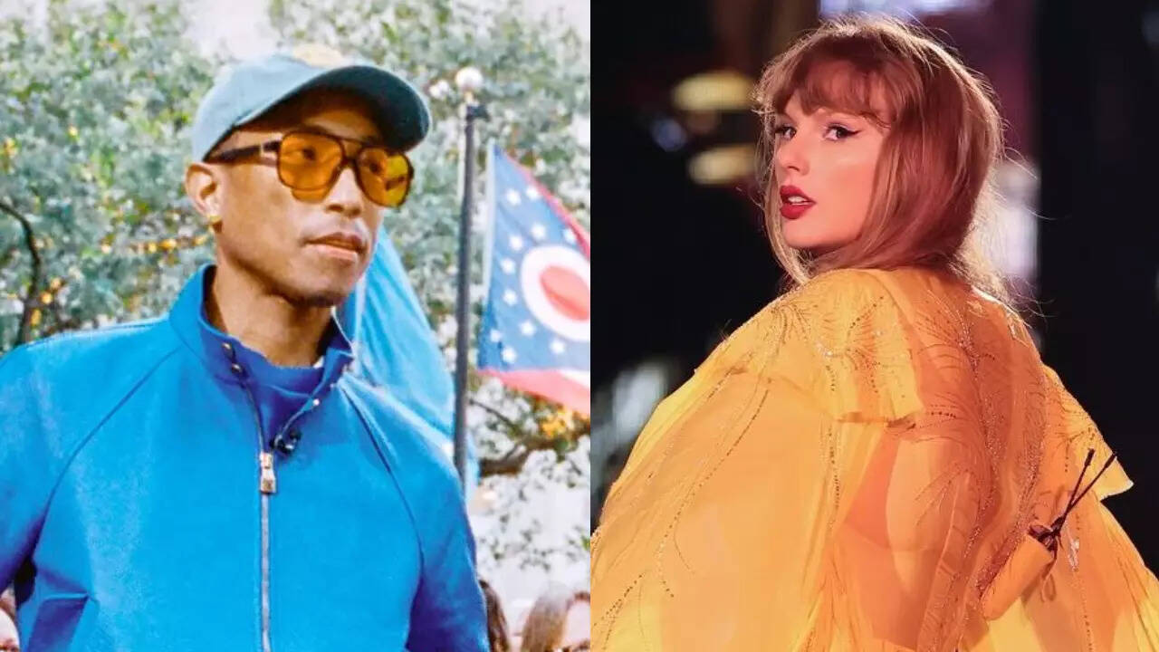Pharrell denies dissing Taylor's Kamala Harris endorsement