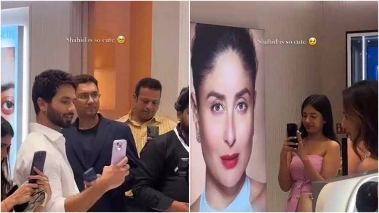 Shahid captures Mira but Kareena's poster grabs focus