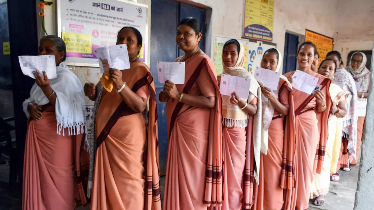 Jharkhand women's turnout at 69% against men's 64%