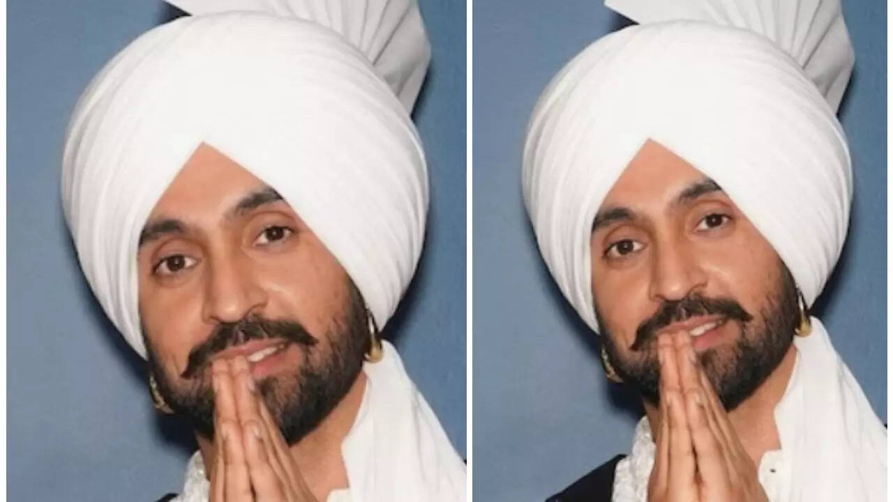 Diljit prays with folded hands at his Hyderabad show