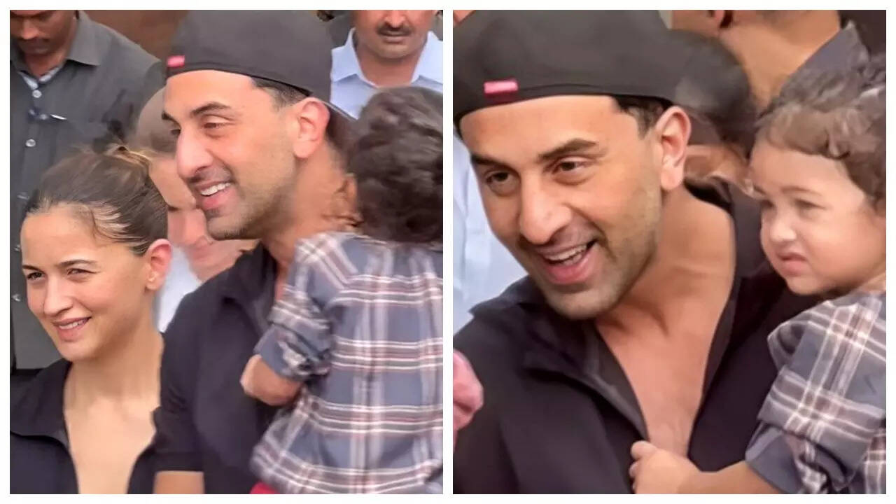 Ranbir-Alia SPOTTED on lunch date with Raha - Pics