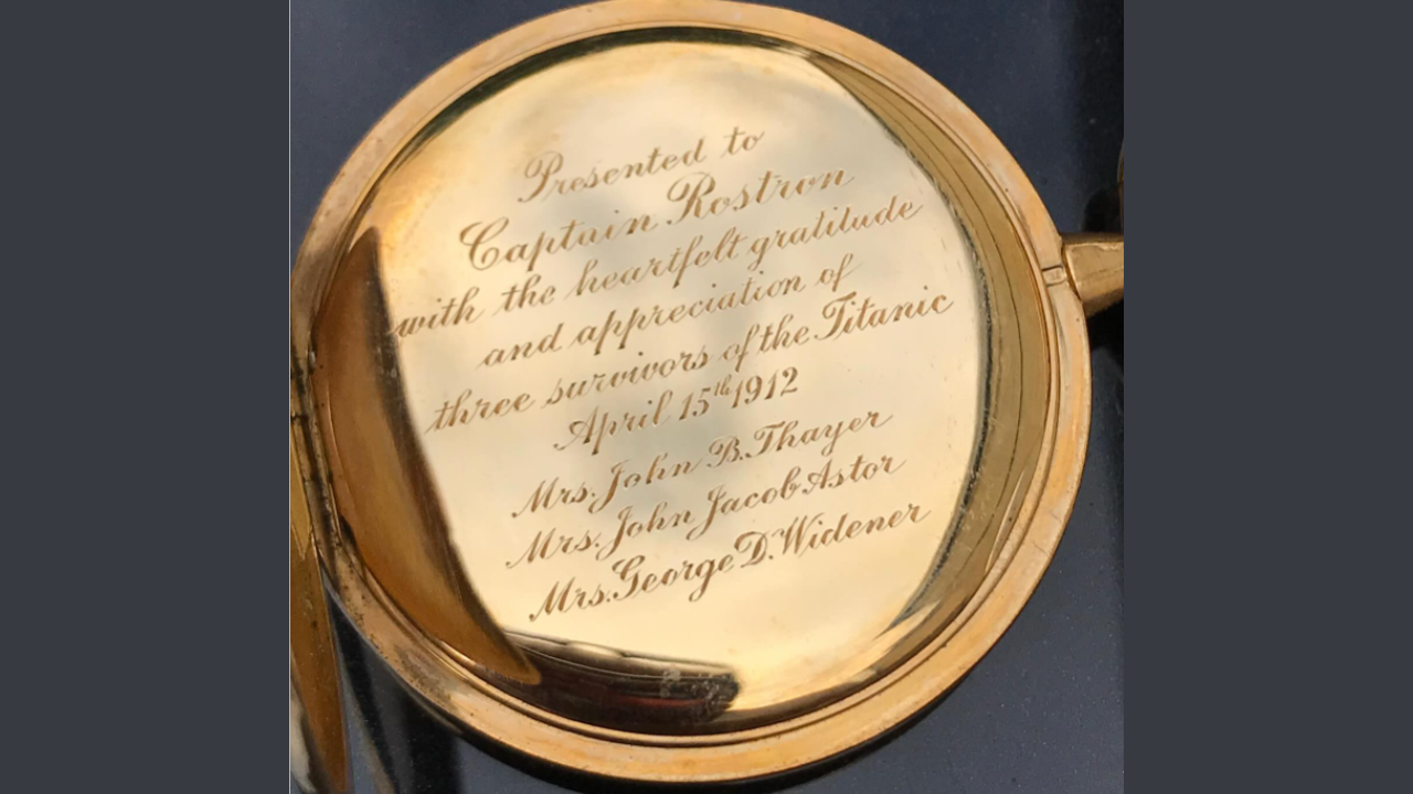 Historic Titanic gold pocket watch fetches record £1.56 million at auction