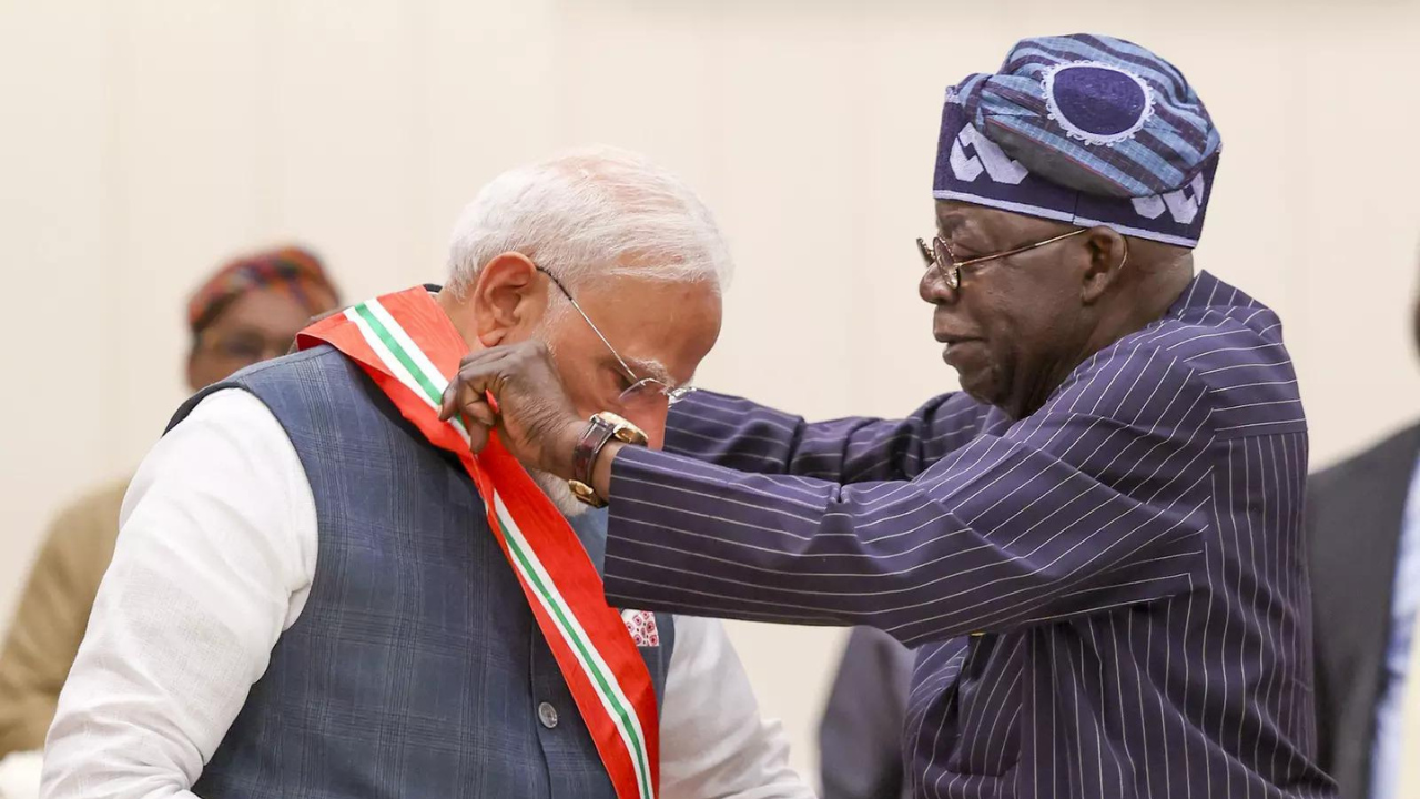 PM Modi receives Nigeria's second-highest honour