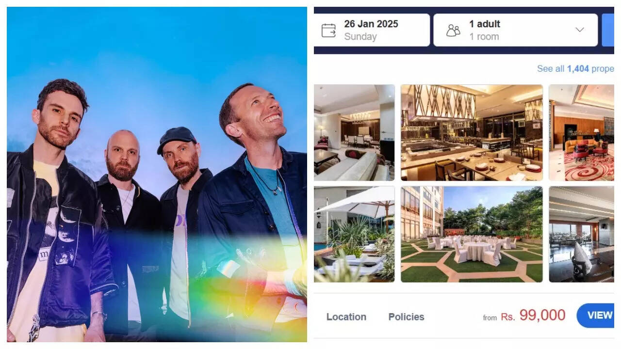 Coldplay concert: Hotel prices surge to Rs 1 Lakh