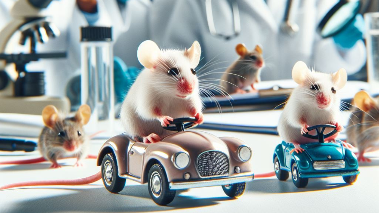 Mini cars, big thrills: Forget cheese, rats have need for speed